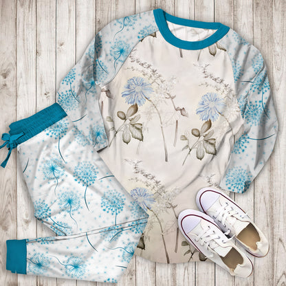 Dandelion Pajama Set |Sleepwear Pjs Sets | Raglan Shirt Pants Set