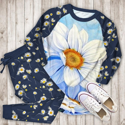 Daisy Pajama Set |Sleepwear Pjs Sets | Raglan Shirt Pants Set