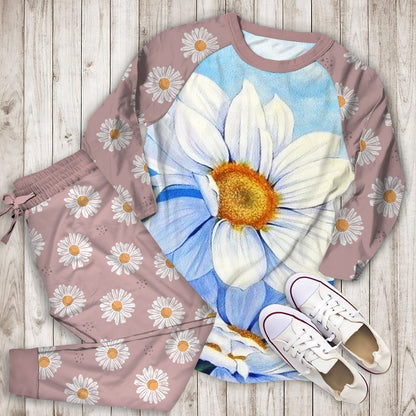 Daisy Pajama Set |Sleepwear Pjs Sets | Raglan Shirt Pants Set